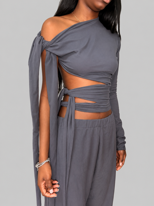 THE SLATE MULTI-WAY WRAP TOP