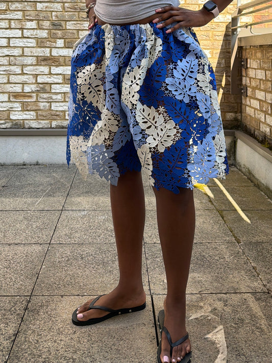 BLUE LACE JORTS