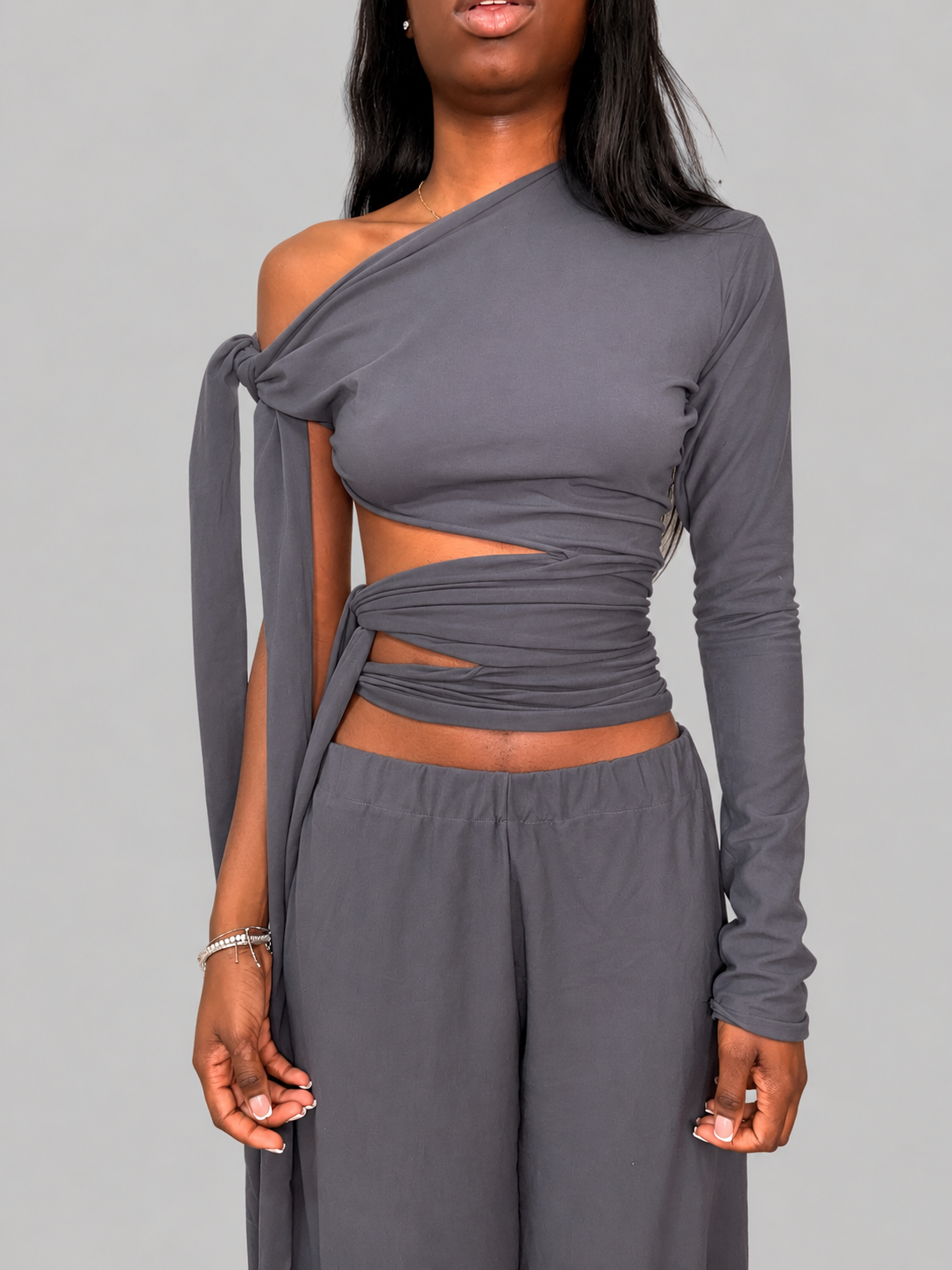 THE SLATE MULTI-WAY WRAP TOP