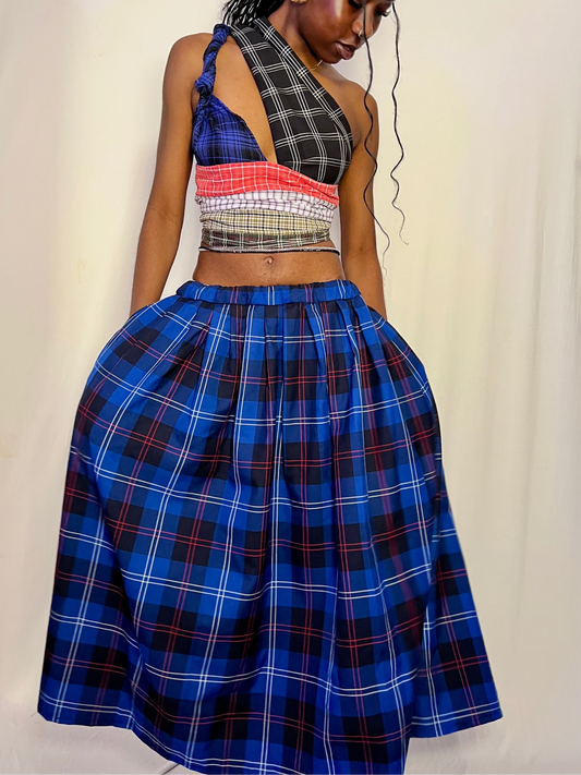 The Blue Monarch Maxi Skirt